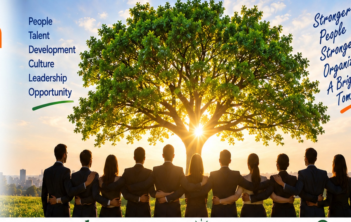 Large flourishing tree representing people and organizational growth